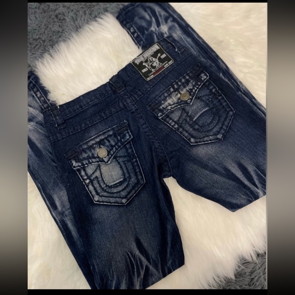 True Religion Blue Washed Jeans - Picture 1 of 4
